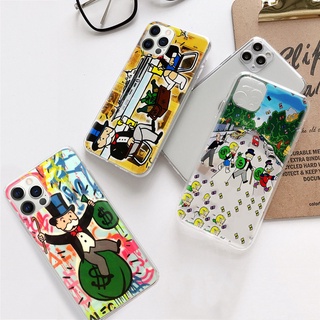 เคสโทรศัพท์มือถือแบบนิ่ม ใส ลาย Monopoly Man DV-133 สําหรับ OPPO Find x5 pro A17k A77S A78 Reno 8t 8