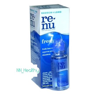 Renu fresh multi-purpose solution 355 ml. น้ำยาล้างแช่คอนแทคเลนส์ แถมฟรี ขนาด 60 ml. 1 ขวด