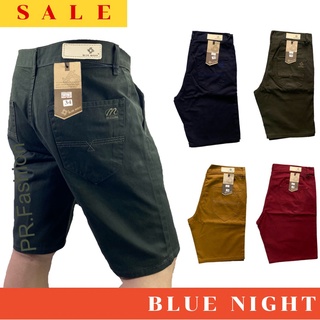 🔥 กางเกงขาสั้นผู้ชาย ไซส์ 28-44 BLUE NIGHT​ สีไม่ตก กางเกงผู้ชาย men shorts ( กางเกง Mccallum เดิม )🔥🔥