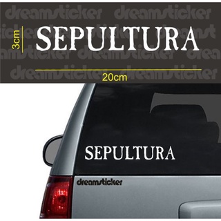 สติกเกอร์ Sepultura Band Music สําหรับติดตกแต่ง