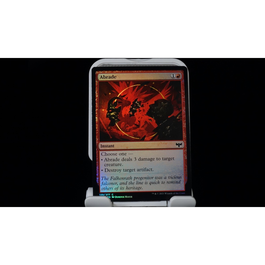 Magic the Gathering FOIL Abrade - Innistrad: Crimson Vow (C) - MTG