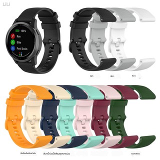 ❆๑♂Garmin vivomove 3S / vivoactive 3 Active Small Plaid Silicone Strap