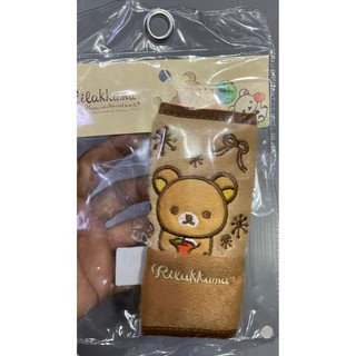 ผ้า หุ้มเบรคมือ ลาย#Rilakkuma หมีแอปเปิ้ล ลิขสิทธิ์แท้ (1 ชิ้น)