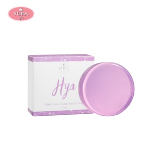 ยูร่า ไฮยา วิธ คามู คามู เฟเชียล โซพ ขนาด 60 กรัม (Yura Hya with Camu Camu Facial  Soap 60G.)