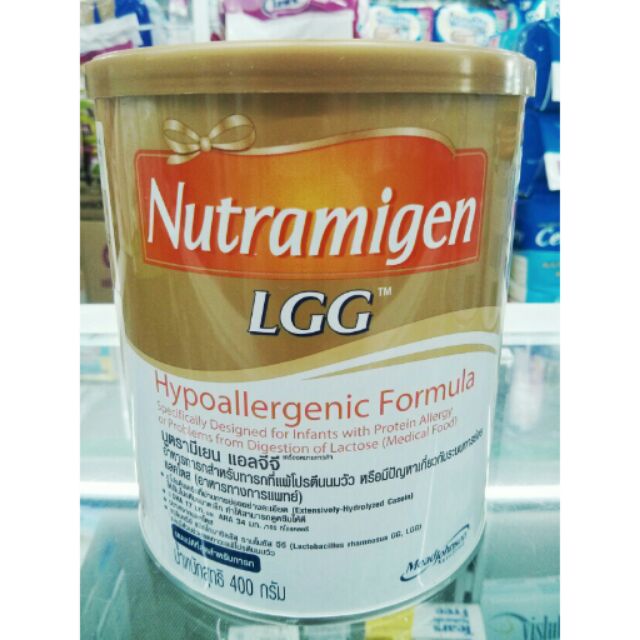 นูตรามิเยน Nutramigen LGG นมสูตรสำหรับเด็กแพ้นมวัว 400 g