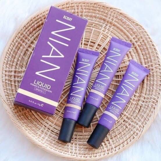 Deesay Nian Liquid Primer & Foundation SPF30 PA+++ 15g รองพื้นหน้าเนียน