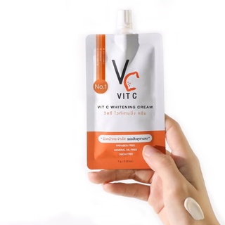 VC Vit C Whitening Cream 7 g. วีซี วิตซี ไวท์เทนนิ่ง ครีม แบบซอง