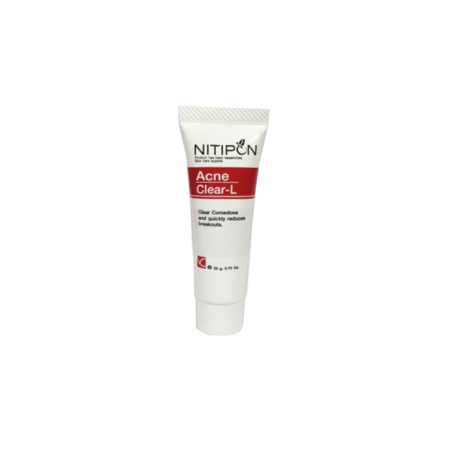 พร้อมส่ง…นิติพล Acne-Clear L แดง ขนาด 10 กรัม