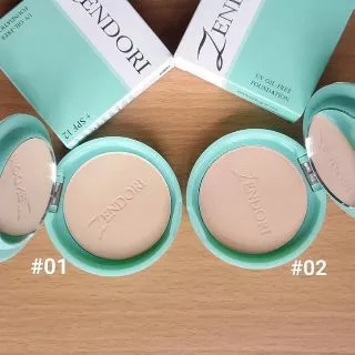 แป้งเชนโดริ ยูวี ออยล์-ฟรี ฟาวน์เดชั่น Zendori UV Oil Free Foundation SPF12(สีเขียว)