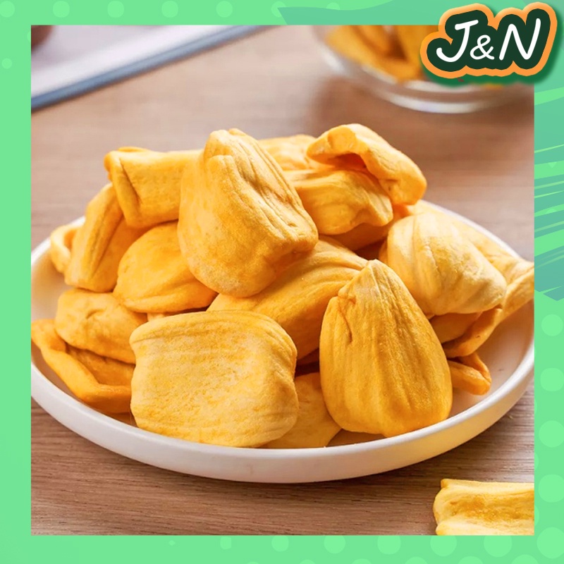 J&N ขนุนอบกรอบ ผักอบกรอบ ผักอบ ขนุน ขนุนอบ AAA 170,40 กรัม ผักอบกรอบพิมรี่พาย ผลิตใหม่ตลอด ไม่เหม็นหืน - รูปที่ 4