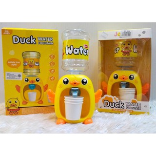 ตู้กดน้ำเป็ด เป็ดเหลือง duck water fountain มีไฟ มีเสียง กดน้ำได้จริง