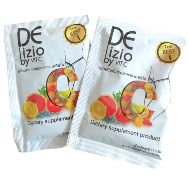 Vit C WoW! อาหารเสริมดิเลซิโอ้​ช่วยควบคุมน้ำหนัก​ ขนาด 17g.​