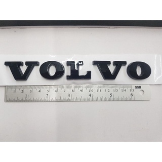 Logo Volvo งานพลาสติก ตัวแยก ดำ/ขาว