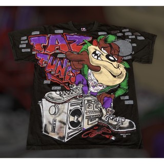 เสื้อ Ovp ลายการ์ตูน TAZ TUNES สไตล์ปี90s