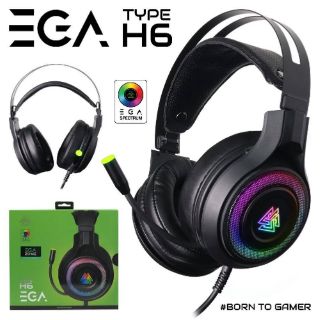 EGA TYPE H6 GAMING HEDSET 7.1 Surround หูฟังเกมมิ่ง หูฟังเล่นเกมส์(พร้อมส่งค่ะ)