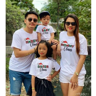 เสื้อยืดCHRISTMAS TSHIRTS FAMILY THEME 80