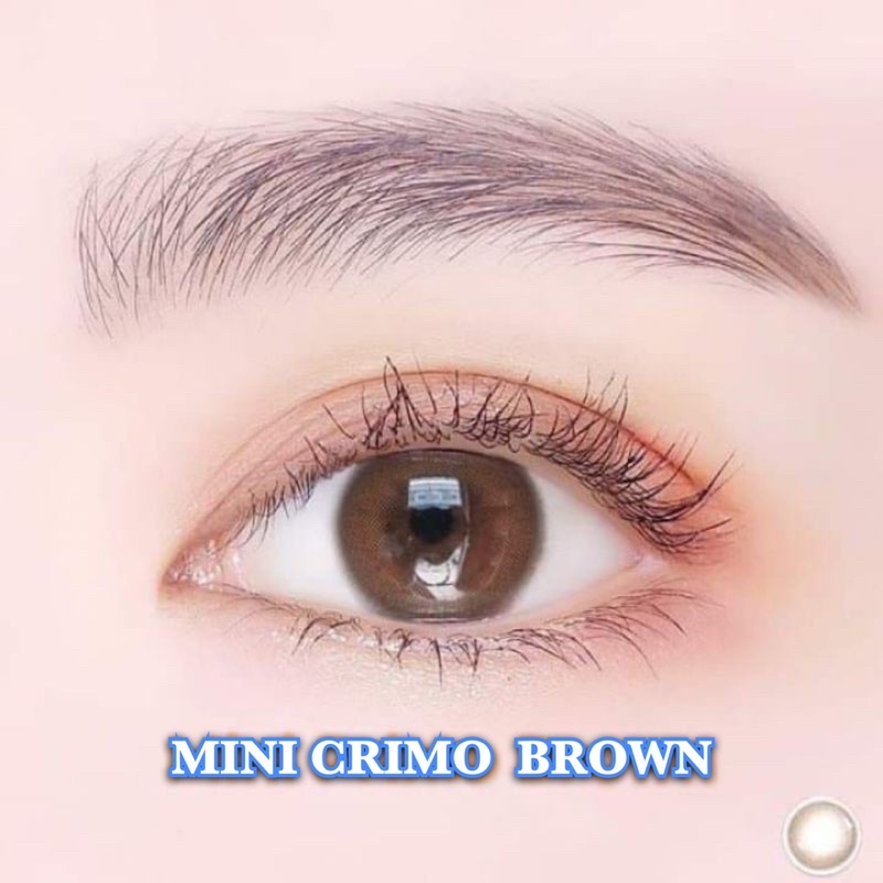 คอนแทคเลนส์ Crimo Brown - Gaezz Secret สีน้ำตาลขนาดมินิตาหวานธรรมชาติ มีสายตาถึง -10.00