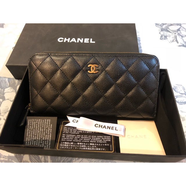 Chanel Zippy wallet หนังแท้ 1:1 ค่ะ
