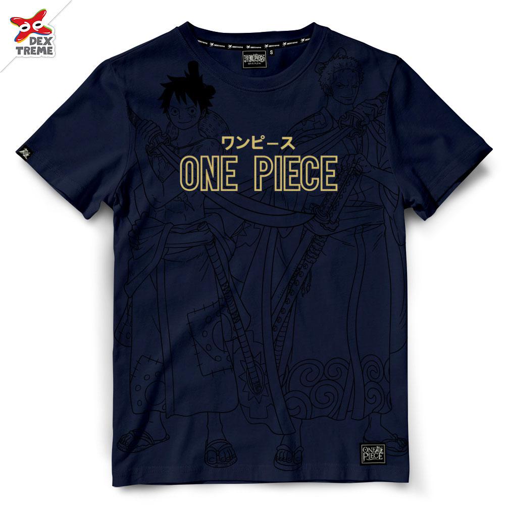 DEXtreme - Dextreme T-shirt DOP-1319 Onepiece ลาย Luffy WANO (DOP-1319)