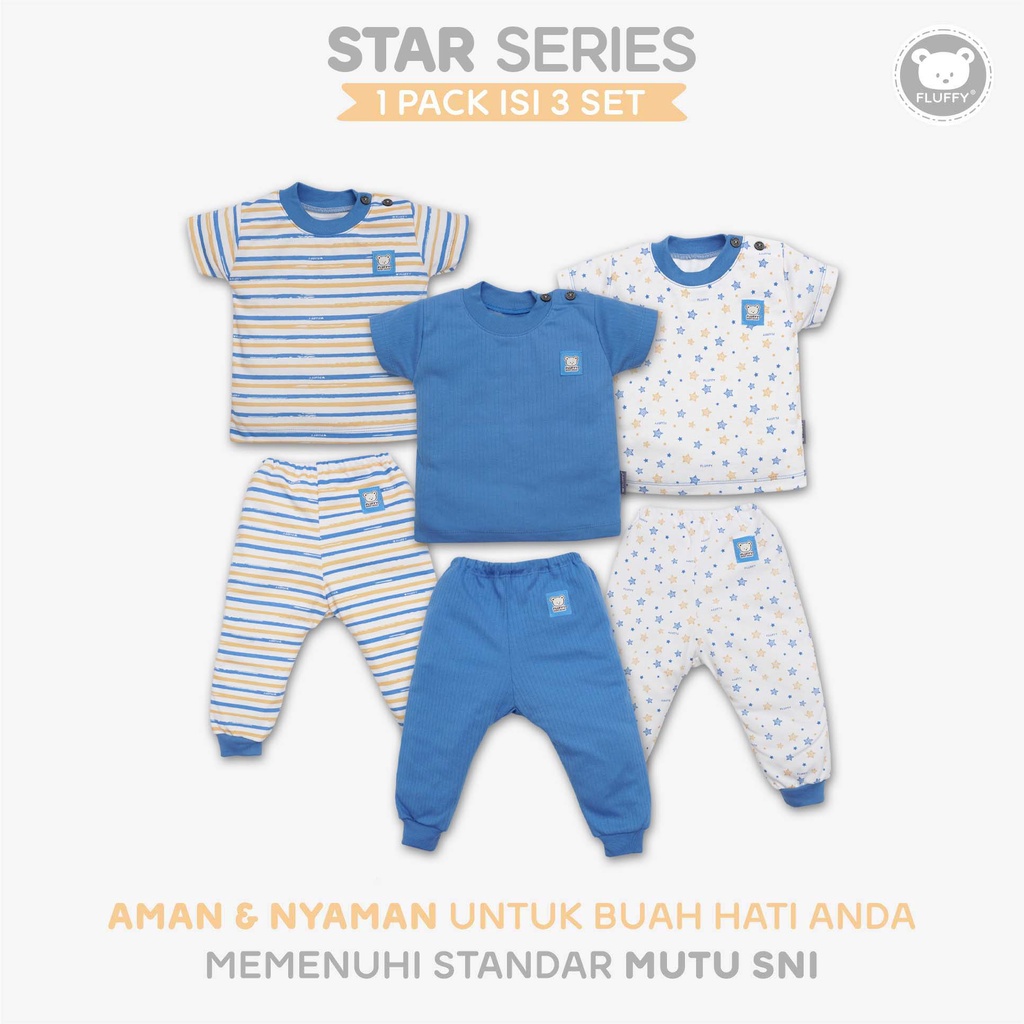 FLUFFY STAR ชุดสูทยาวสั้น (3 ชิ้น) SODJSR/SODJXR ใหม่ SRB SML 123