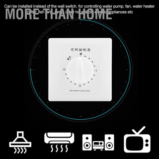 More Than Home 220V อุปกรณ์ปั๊มน้ําจับเวลาสวิทช์ควบคุมเวลาในร่ม