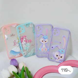 เคสคลุมกล้อง สกรีนลายการ์ตูน 🌸เคสคลุมกล้องอลิสชมพู / แอเรียลฟ้า/ สเตลล่านั่ง / สเตลล่าโบกมือ