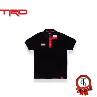 [ลดกระหน่ำ] TRD POLO SHIRT 17 เสื้อโปโล ทีอาร์ดี โมเดล 17 สีดำ