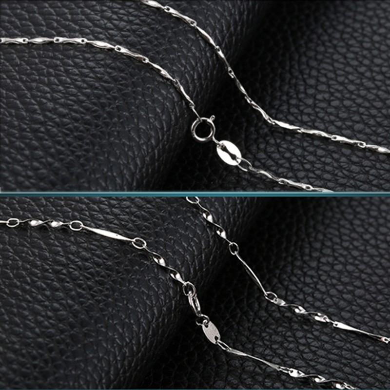 สร้อยคอเงินแท้ 92.5% แฟชั่น เครื่องประดับสำหรับผู้หญิง