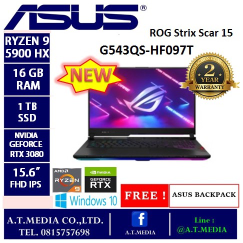 Asus ROG STRIX SCAR 15   G543QS-HF097T