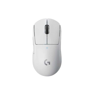 LOGITECH G PRO X SUPERLIGHT GAMING MOUSE WHITE # 910-005944 เกมส์มิ่งเมาส์ เมาส์ไร้สายน้ำหนักเบา