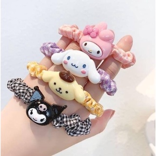 [พร้อมส่งในไทย] ยางรัดผม sanrio ตัวการ์ตูน ความยาว 9.5 ใช้สำหรับเด็กและผู้ใหญ่ ไม่ยืดง่าย สามารถรัดผมได้อย่างดีรับประกัน