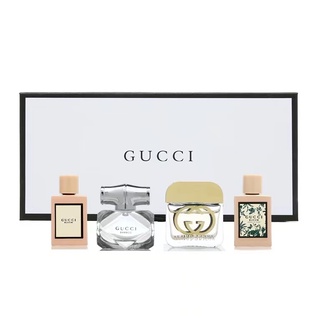 น้ำหอมGucci Bloom  Acqua di fiori / Gucci Guilty / Gucci Bamboo เซ็ตน้ำหอม Gucci Miniature Collection 5ml/4ชิ้น