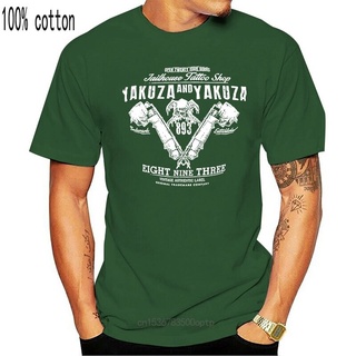 พร้อมส่ง เสื้อยืดคอกลม แขนสั้น ผ้าฝ้าย 100% พิมพ์ลาย Yakuza Tattoo Shop 10009 Schwarz Neu Nner หลากสี แฟชั่นฤดูร้อน สําห