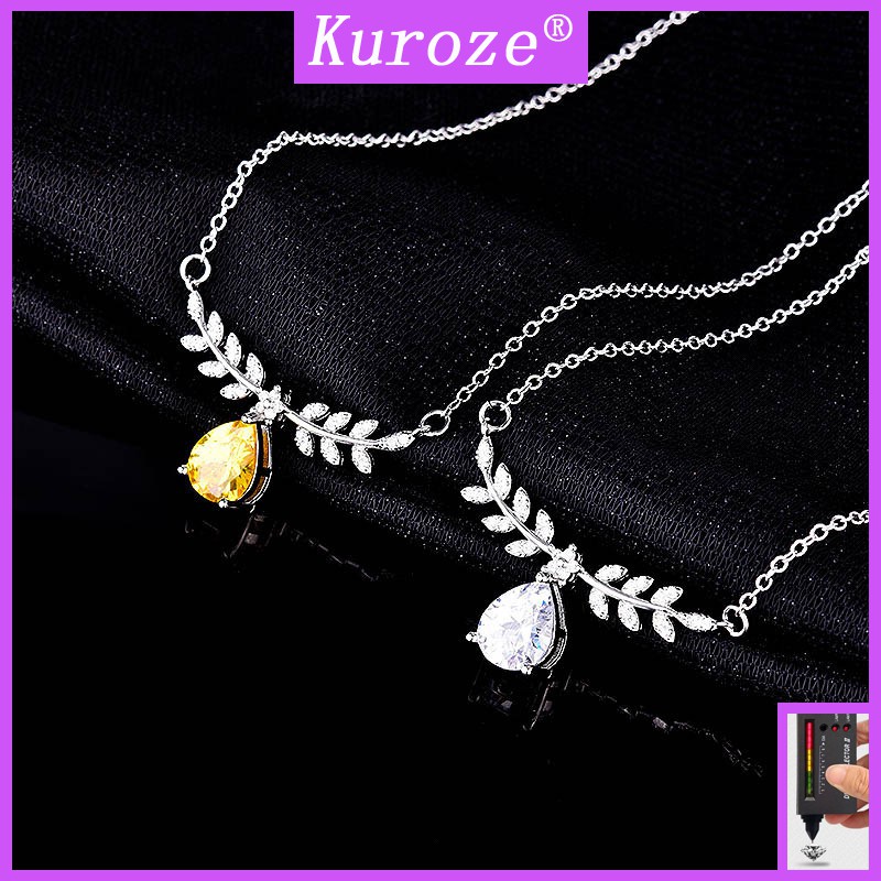 Kuroze Luxury Pt950 สร้อยคอแพลทินัมสําหรับผู้หญิง