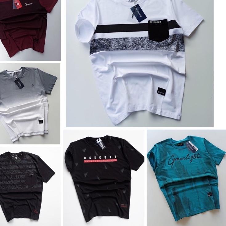 KATUN Best.. 3SECOND เสื้อยืดผู้ชาย DISTRO เสื้อยืด PART 2 MENS T-SHIRTS เสื้อผ้าผู้ชาย SURF T-SHIRT