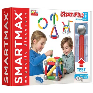 SMARTMAX, Start Plus ของเล่นเสริมพัฒนาการ STEM ตัวต่อแม่เหล็ก สำหรับเด็ก 1 ปี ขึ้นไป ลิขสิทธิ์แท้จากเบลเยี่ยม ร้านเป็นต