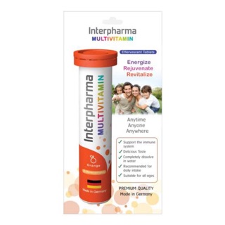 Interpharma Multivitamin ผลิตภัณฑ์วิตามินรวมแบบเม็ดฟู่