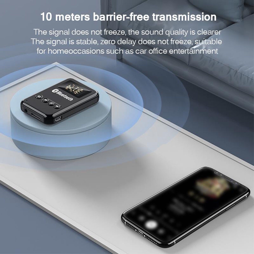 [READY STOCK] K6 Bluetooth Adapters Audio FM Transmitter Receiver