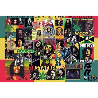 โปสเตอร์เตอร์ ภาพติดผนัง bob marley