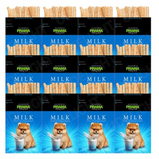 ขนมสุนัข Prama Stick รสนม 70 กรัม (12 ซอง) PRAMA Dog Treat Milk Flavor Dog Snack 70g (12 pouches)