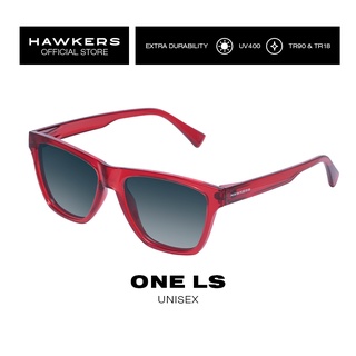 HAWKERS Crystal Red Blue Gradient ONE LS Sunglasses for Men and Women, unisex. UV400 Protection. Official product designed in Spain LIFTR08