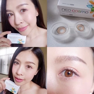 คอนแทคเลนส์ Glamour Brown (Neo Cosmo) สีน้ำตาล ขอบฟุ้ง สายฝอแบบ soft ๆ มีส่งด่วนใน กทม.