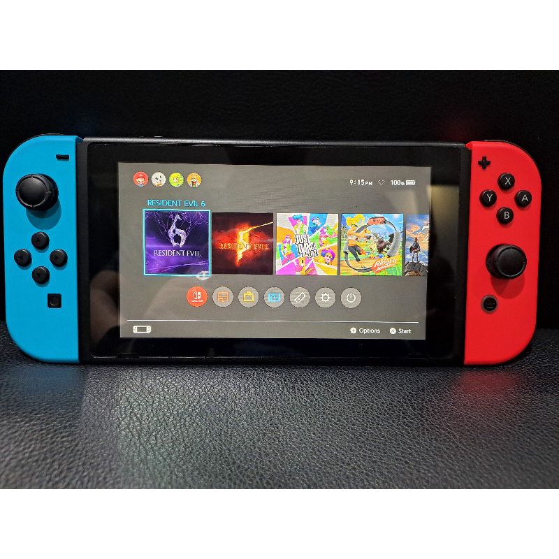 Nintendo Switch อุปกรณ์ครบ แปลงแล้ว สวยงาม แบตดี จอยดี มือสอง แปลงแบบ SXOS FW11.00 ผ่อนได้