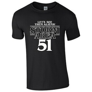 ขายดี!พร้อมส่ง เสื้อยืดแขนสั้น ผ้าฝ้าย 100% พิมพ์ลาย Aliens Storm Area 51 LetS See Them Aliens Scientific Meme หลากสี แ