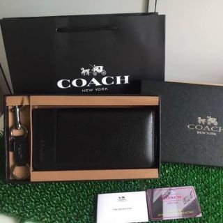 COACH Long Wallet with Key Set-4