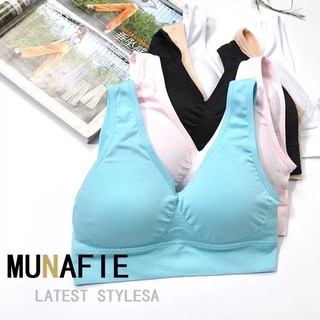 MUNAFIE Sport bra เสื้อชั้นในสตรี ชุดชั้นในสตรี สปอร์ตบรา (พร้อมส่ง)