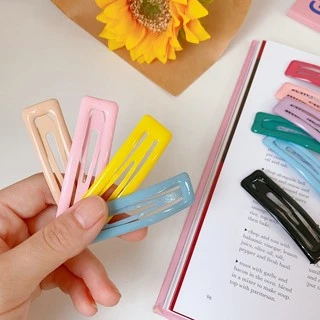 Cute 017 กิ๊บติดผม กิ๊บแป๊กเกาหลี รุ่น ยาว 7 cm. มี 12 สี