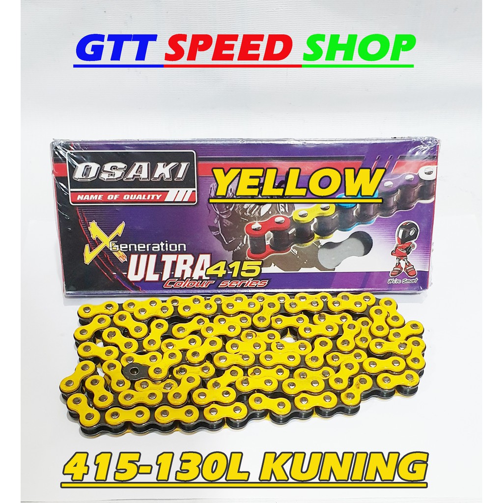 OSAKI 415-130L สีเหลือง CHAIN ORIGINAL THAILAND