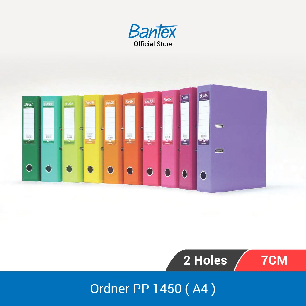 [Zada] Bantex Lever Arch File Ordner PP A4 7cm สีทันสมัย 1450