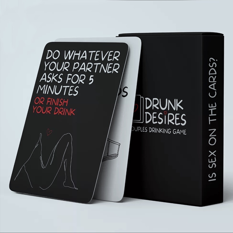 Drunk Desires Couples Drinking Game Card Game